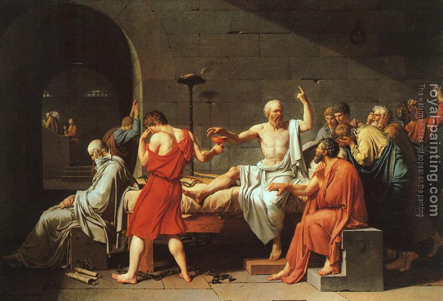 Jacques-Louis David : The Death of Socrates